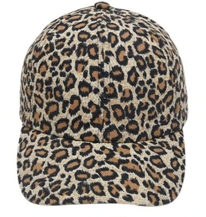 Leopard Print Baseball Cap