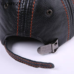 Genuine Leather Baseball Cap