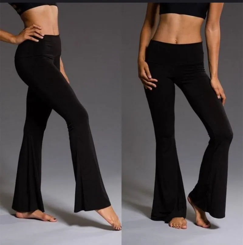 Elegant Black Vertical Striped Pants