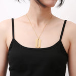 Chic Shaving Blade Pendant Necklace