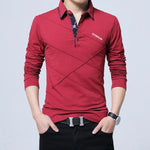 Plus Size Long Sleeve Polo Shirt