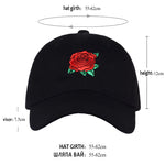 Fashion Rose Baseball Cap