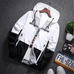 Monochrome Windbreaker Jacket