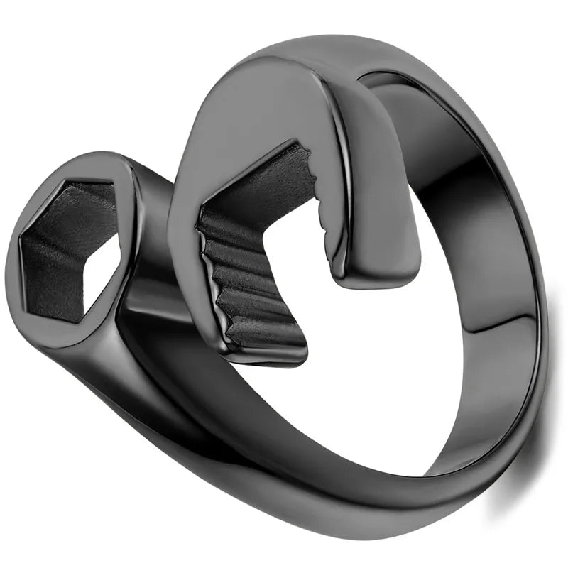 Cool Mechanic Wrench Stainless Steel Ring