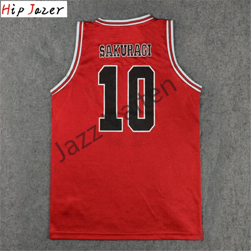 Slam Dunk Cosplay Shohoku Sakuragi Basketball Jersey