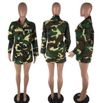 Green Camo Long Jacket