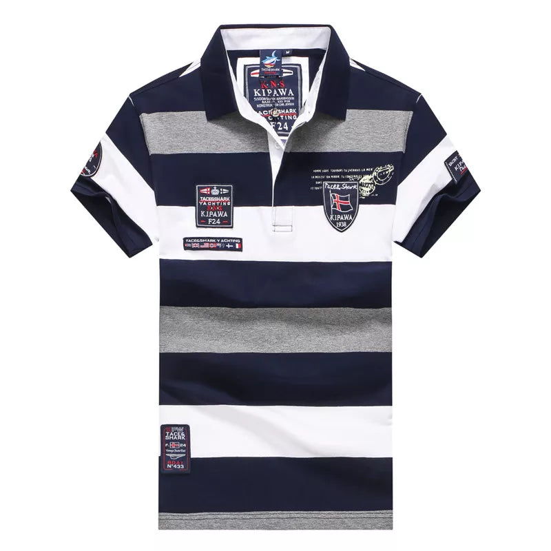 Style Summer Striped Polo