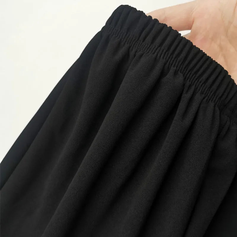 Ankle-length Loose Wide Leg Pants