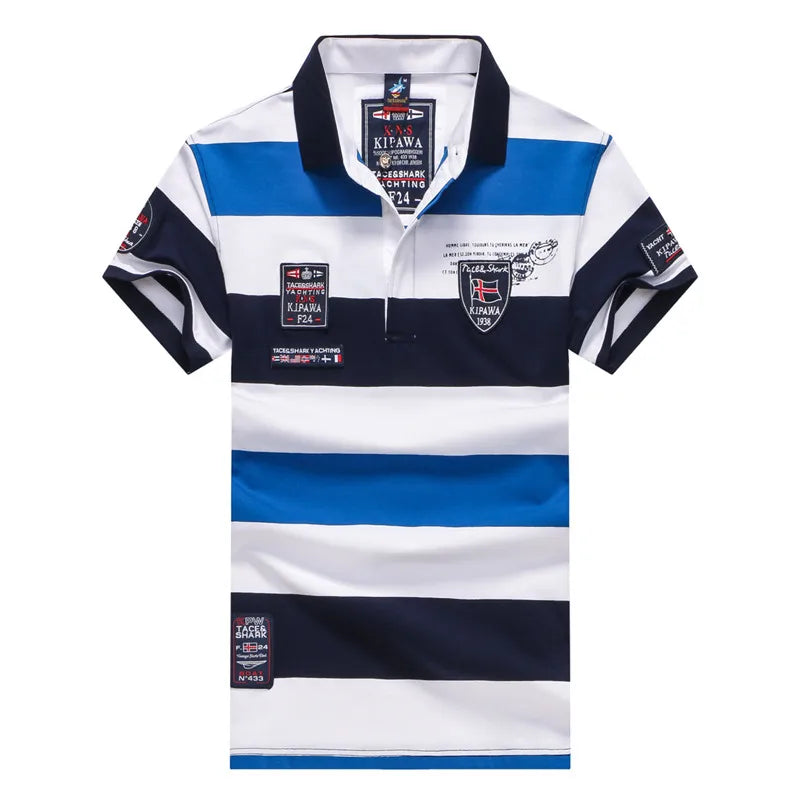 Style Summer Striped Polo