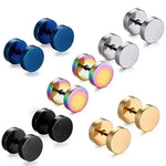 3-14mm Round Men Earrings