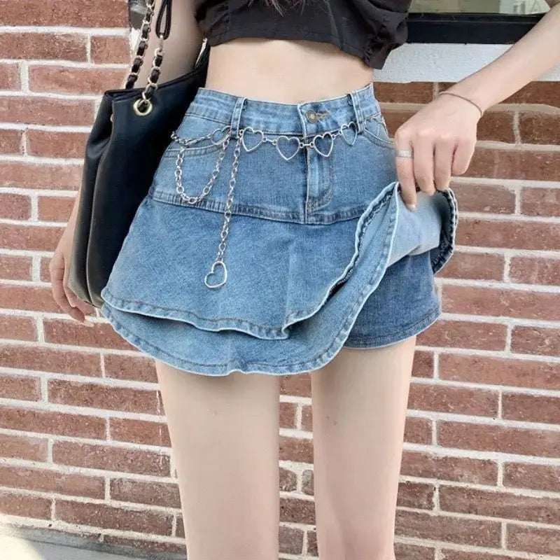 Mini Denim Skirt