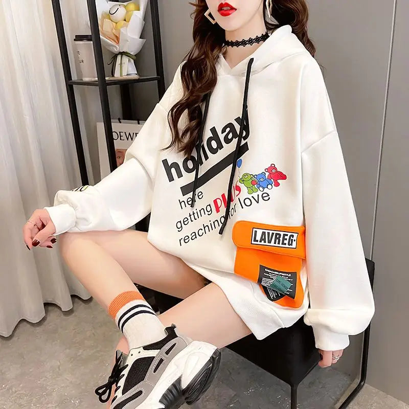 Letter Print Cool Hoodie