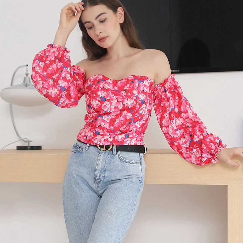 Sexy Off Shoulder Crop Top