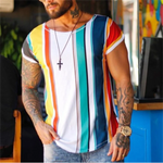 Casual Stripe Summer T-Shirt