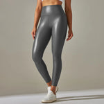 High Waist Faux Leather Leggings