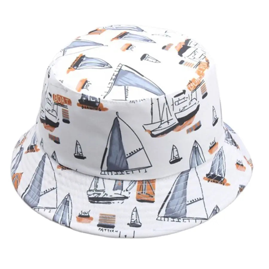 Cute Sailboat Bucket Hat