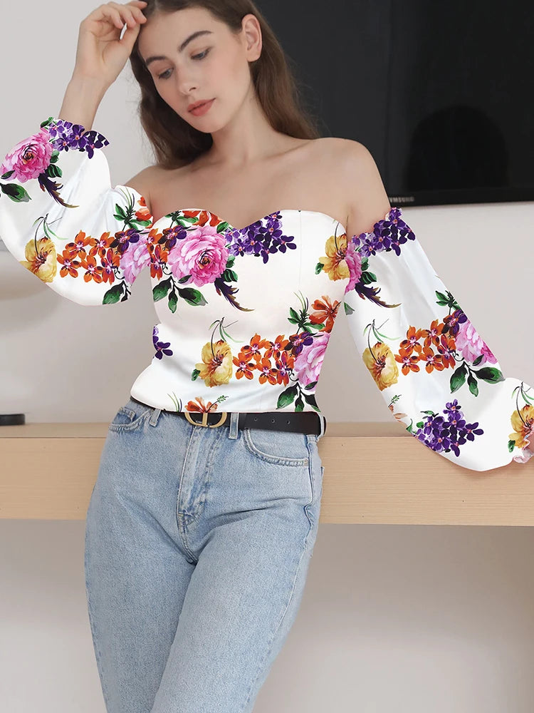 Sexy Off Shoulder Crop Top