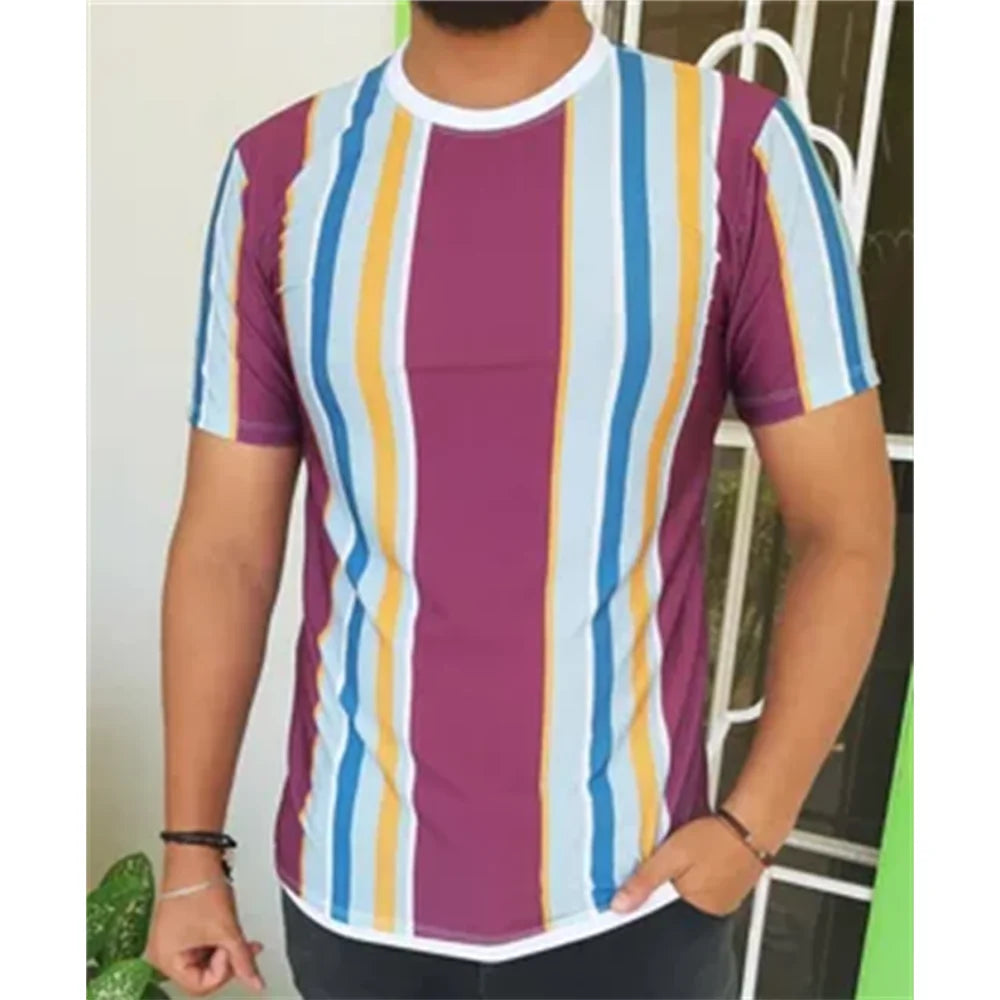 Casual Stripe Summer T-Shirt