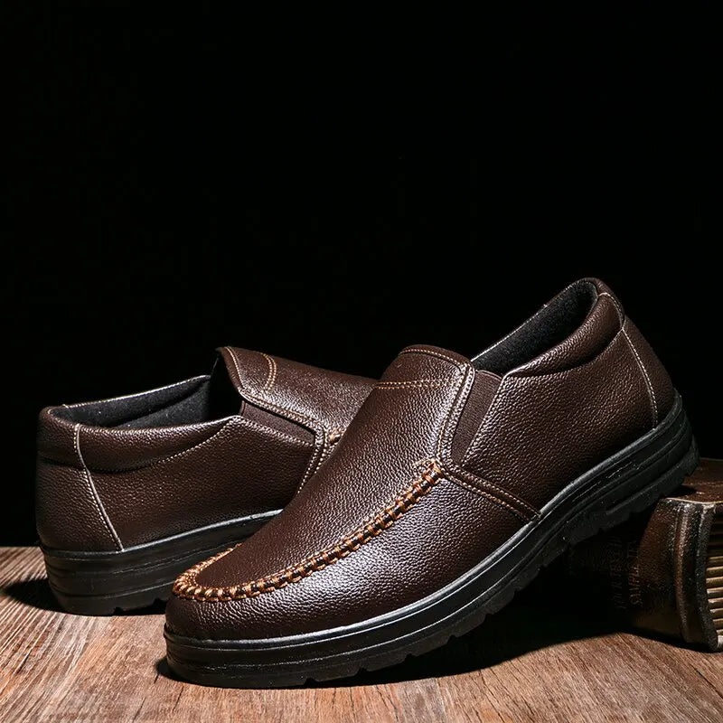 Lightweight Leather Loafers