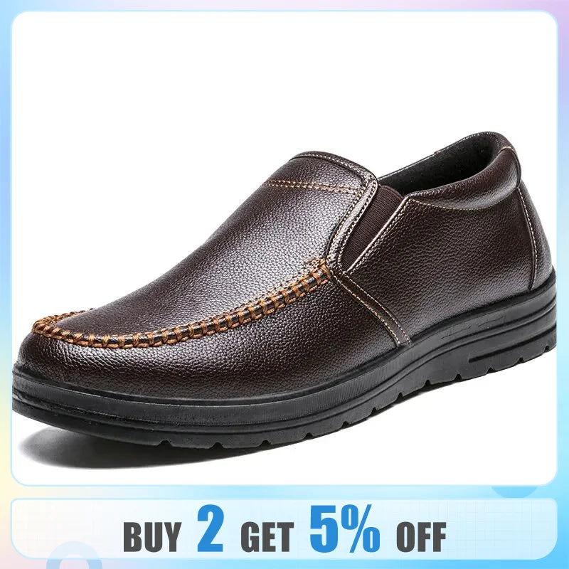 Lightweight Leather Loafers