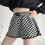 Checkerboard Women Shorts