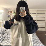 Zip Up Oversize Stylish Hoodie