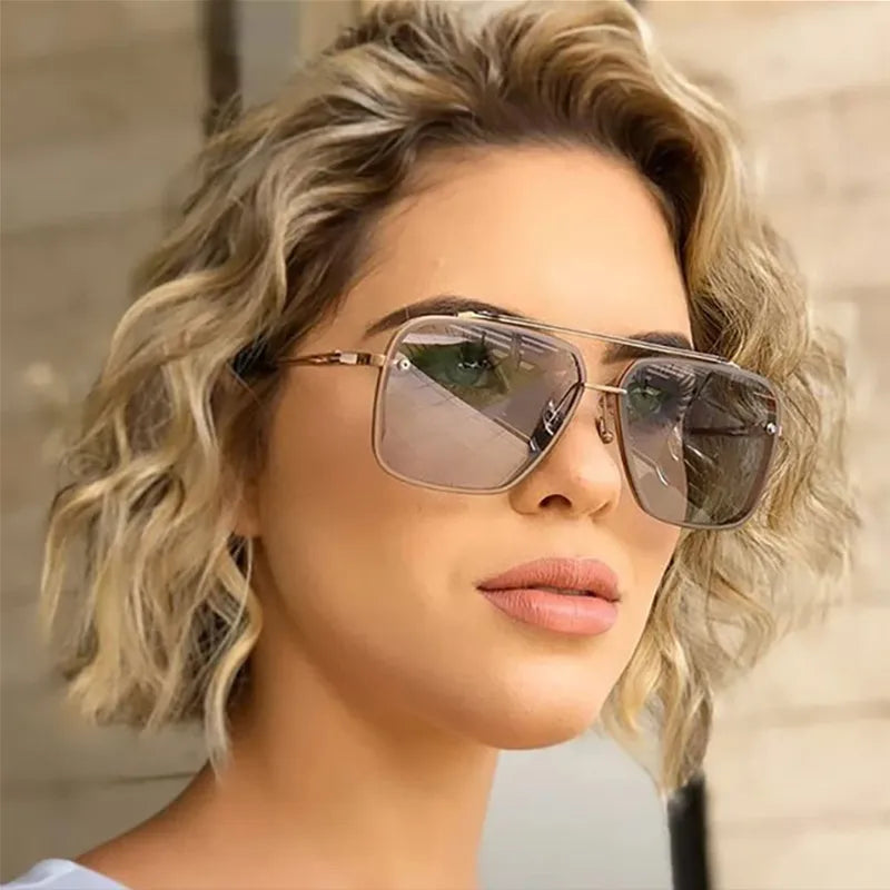 Gradient Frame Designer Sunglasses