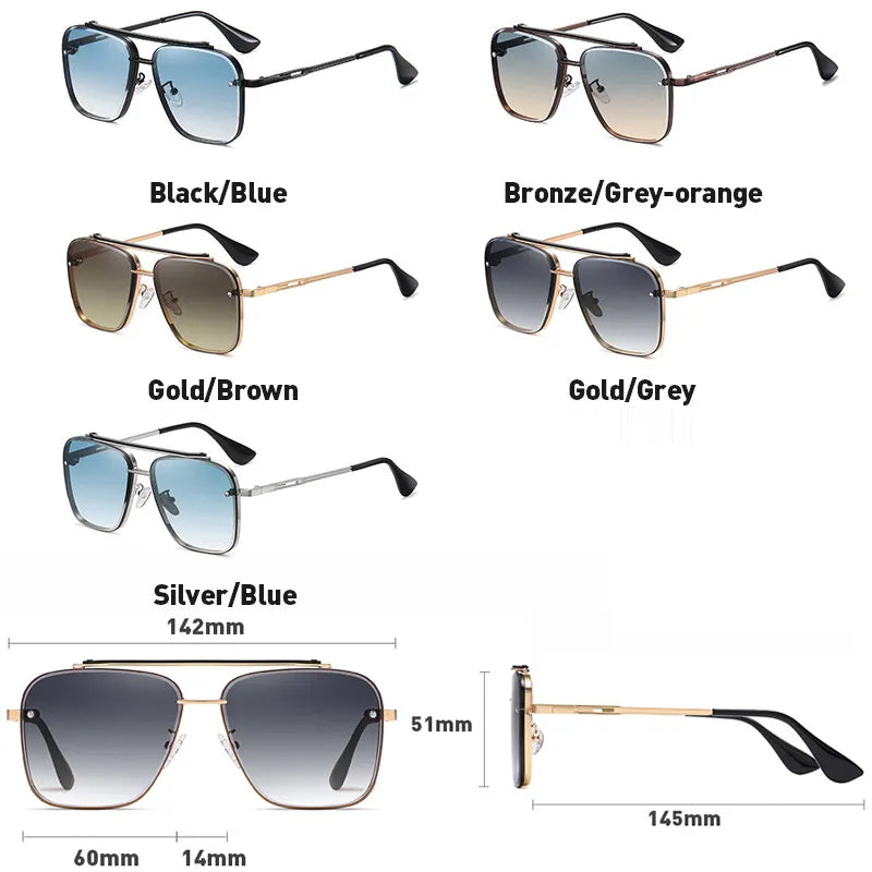 Gradient Frame Designer Sunglasses