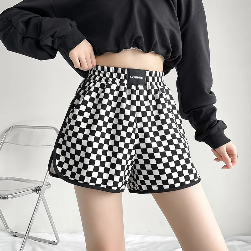 Checkerboard Women Shorts